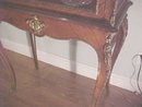 Rare - PAIR Hooded French Curio Cabinets Vitrines Cherubs and Garland Ormulu