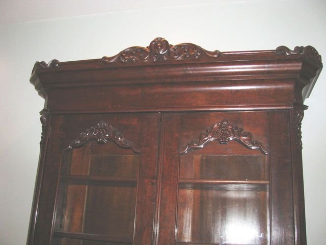 Great Walnut Victorian Bookcase