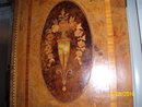 French Bed and Armoire Set - Inlaid - 2 piece