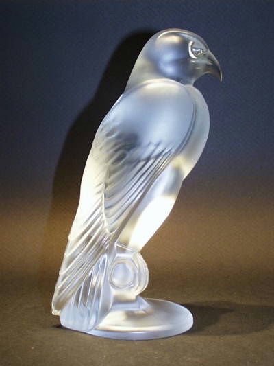 FRENCH SEVRES CRYSTAL FALCON