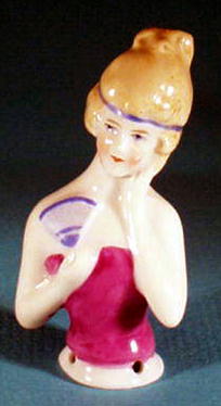 PORCELAIN HALF DOLL GERMANY
