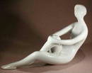 VINTAGE ROYAL DUX DISROBED FEMALE 1950's