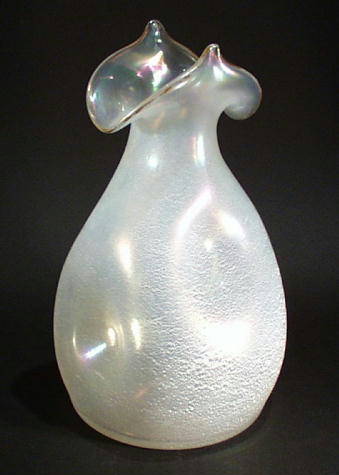 CZECH ART GLASS VASE KRALIK 1920's