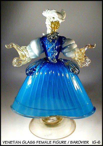 VENETIAN GLASS FEMALE FIGURE