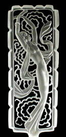 CZECH JADE COLOR HOLLYWOOD STAR PERFUME BOTTLE
