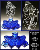 MOULIN ROUGE TANZANITE color GLASS PERFUME