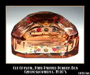 CZECH ENAMELED PERFUME POWDER BOX 1920'S
