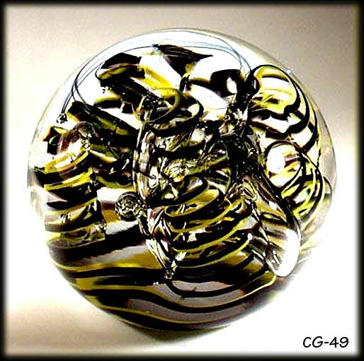 GORGEOUS CZECH SIGNED KRCIL PAPERWEIGHT
