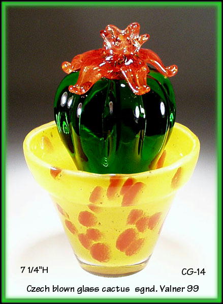 SIGNED CZECH DESIGNER STUDIO GLASS