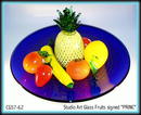 SIGNED STUDIO ART GLASS FRUIT / BANANA