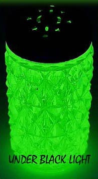 RARE EAPG VASELINE GLASS SALT & PEPPER
