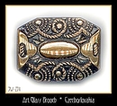 CZECH VINTAGE VICTORIAN STYLE BROOCH #274