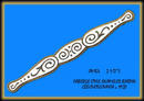 FABERGE STYLE ENAMELED BAR PIN CZECH 1920's