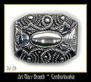 CZECH VINTAGE VICTORIAN STYLE BROOCH #275