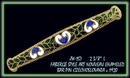 FABERGE STYLE ENAMELED BAR PIN CZECH 1920's