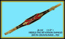 FABERGE STYLE ENAMELED BAR PIN CZECH 1920's