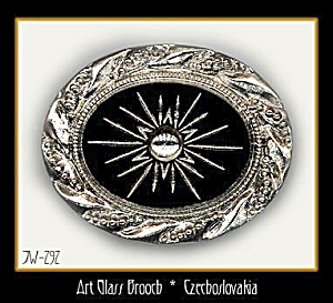 CZECH VINTAGE VICTORIAN STYLE BROOCH #292