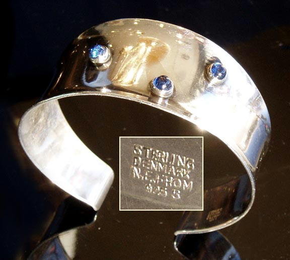N E FROM DANISH STERLING ART MODERNE BRACELET