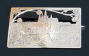 CZECH ART DECO PRAGUE SILVER BROOCH SL011