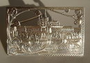 CZECH ART DECO PRAGUE SILVER BROOCH SL011