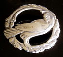 VINTAGE STERLING SILVER DOVE BROOCH SL003