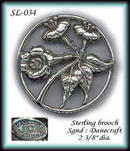 VINTAGE DANECRAFT STERLING BROOCH