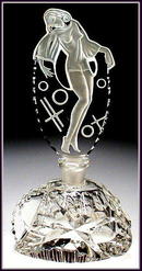 CZECH SGND VINTAGE BURLESQUE DANCER PERFUME