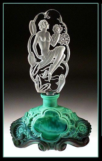 CZECH TAHITI NUDE PERFUME BOTTLE #107