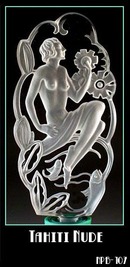 CZECH TAHITI NUDE PERFUME BOTTLE #107