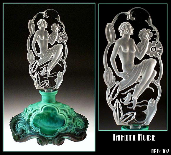 CZECH TAHITI NUDE PERFUME BOTTLE #107