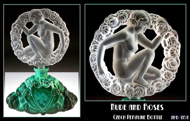 CZECH NUDE & ROSES PERFUME BOTTLE #115