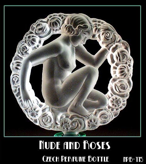 CZECH NUDE & ROSES PERFUME BOTTLE #115