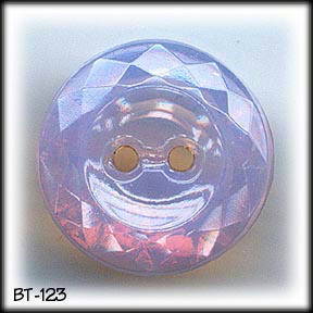 VINTAGE PINK OPALINE CUT GLASS BUTTON BT123
