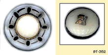 VICTORIAN 2 PC FACETED GLASS BUTTON BT352