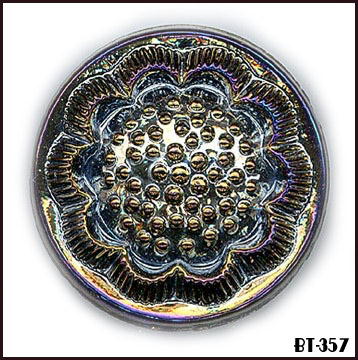 VICTORIAN IRID LUSTER GLASS BUTTON BT357