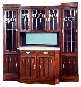 VIENNESE SECESSION / ARTS AND CRAFTS CABINET