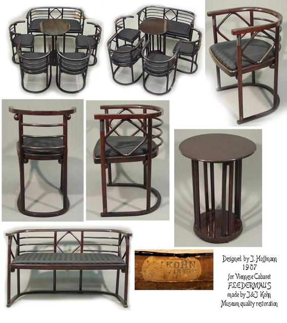 J. HOFFMANN / J.J. KOHN FLEDERMAUS 6 PC SET