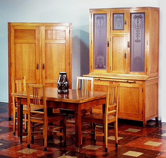 VIENNESE SECESSION ARTS & CRAFTS 6pc DINNING