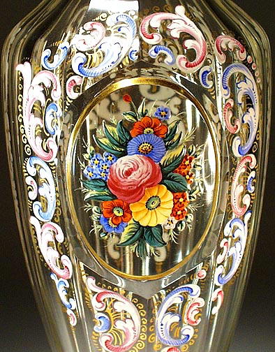 ANTIQUE MOSER LOBMEYR VASE c.1890 / CG033