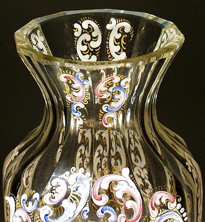 ANTIQUE MOSER LOBMEYR VASE c.1890 / CG033