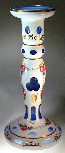 OVERLAY CUT TO BLUE 2 CANDLESTICKS