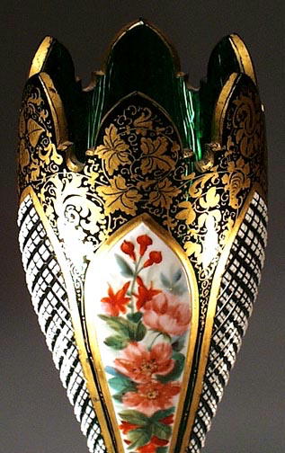 SPECTACULAR LARGE MOSER VASE c.1865
