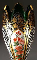 SPECTACULAR LARGE MOSER VASE c.1865