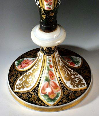 SPECTACULAR LARGE MOSER VASE c.1865