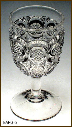 CANE HORSESHOE CORDIAL US GLASS EAPG 014
