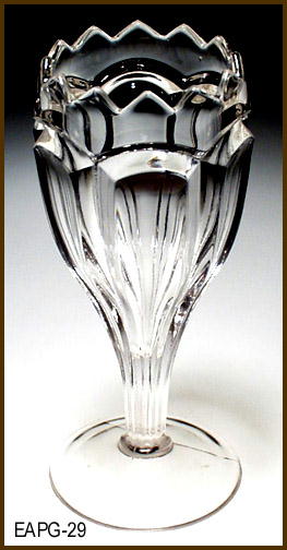 GLASS VASE EAPG 029