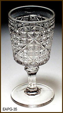 KINGS BLOCK CORDIAL US GLASS 1891 EAPG 035