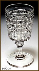 KINGS BLOCK CORDIAL US GLASS 1891 EAPG 035