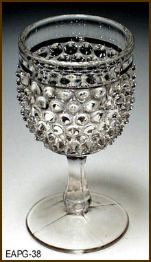 HOBNAIL CORDIAL McKEE GLASS EAPG 038