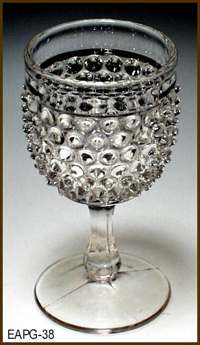 HOBNAIL CORDIAL McKEE GLASS EAPG 038